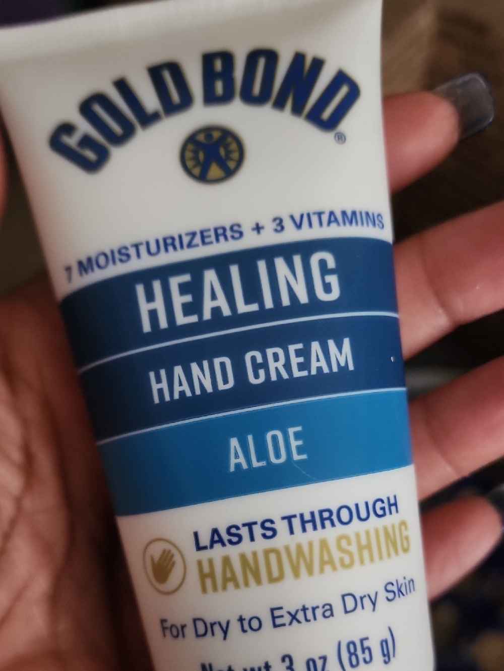 Gold Bond Healing Aloe Hand Cream - Blue